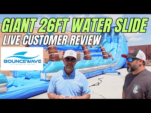 24ft Summer Breeze DL 2pc Commercial Water Slide with Inflatable Slip & Slide