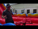 18ft Bahama Blast Hybrid Triple Lane Inflatable Water Slide