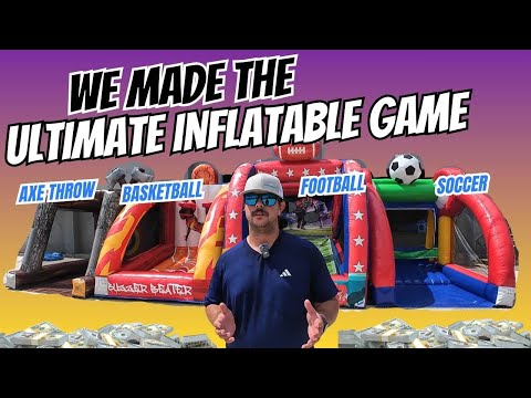 Sports Mania 4-Piece Inflatable Game Set