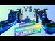 Island Drop Dual Lane Bounce House with Slide (Wet/Dry)