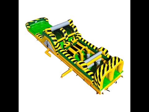 46ft Toxic "Flash" Hybrid Inflatable Obstacle Course