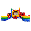 Primary Marble Econo Duo Bounce & Slide Combo (Wet/Dry) - BounceWave Inflatable Sales