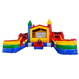 Primary Marble Econo Duo Bounce & Slide Combo (Wet/Dry) - BounceWave Inflatable Sales