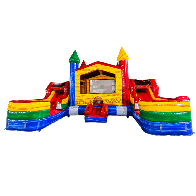 Primary Marble Econo Duo Bounce & Slide Combo (Wet/Dry) - BounceWave Inflatable Sales