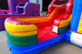 Primary Marble Econo Duo Bounce & Slide Combo (Wet/Dry) - BounceWave Inflatable Sales
