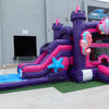 Purple Palace Swappable Commercial Inflatable Combo (Wet/Dry) - BounceWave Inflatable Sales