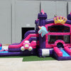Purple Palace Swappable Commercial Inflatable Combo (Wet/Dry) - BounceWave Inflatable Sales