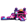 Purple Palace Swappable Commercial Inflatable Combo (Wet/Dry) - BounceWave Inflatable Sales
