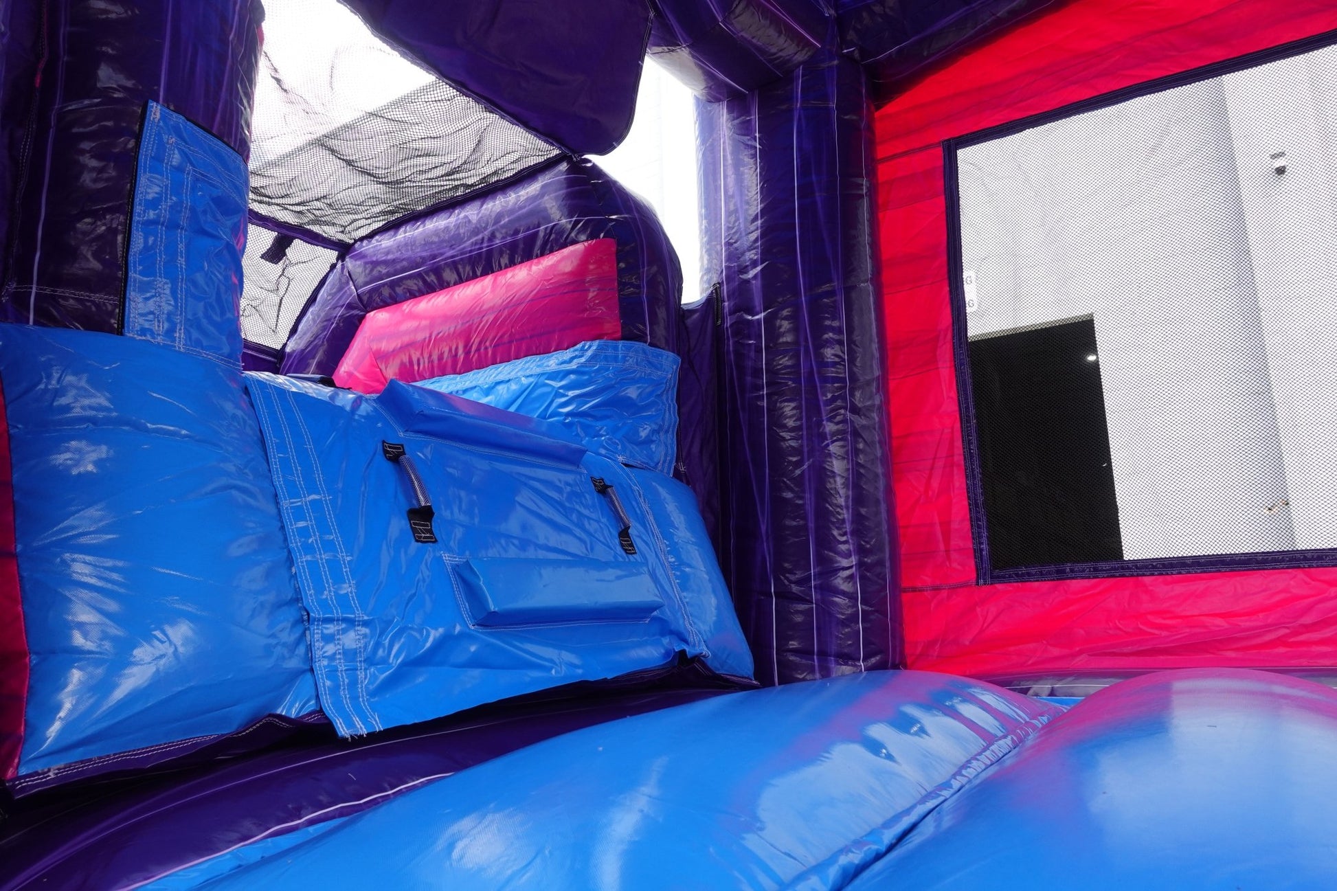 Purple Palace Swappable Commercial Inflatable Combo (Wet/Dry) - BounceWave Inflatable Sales