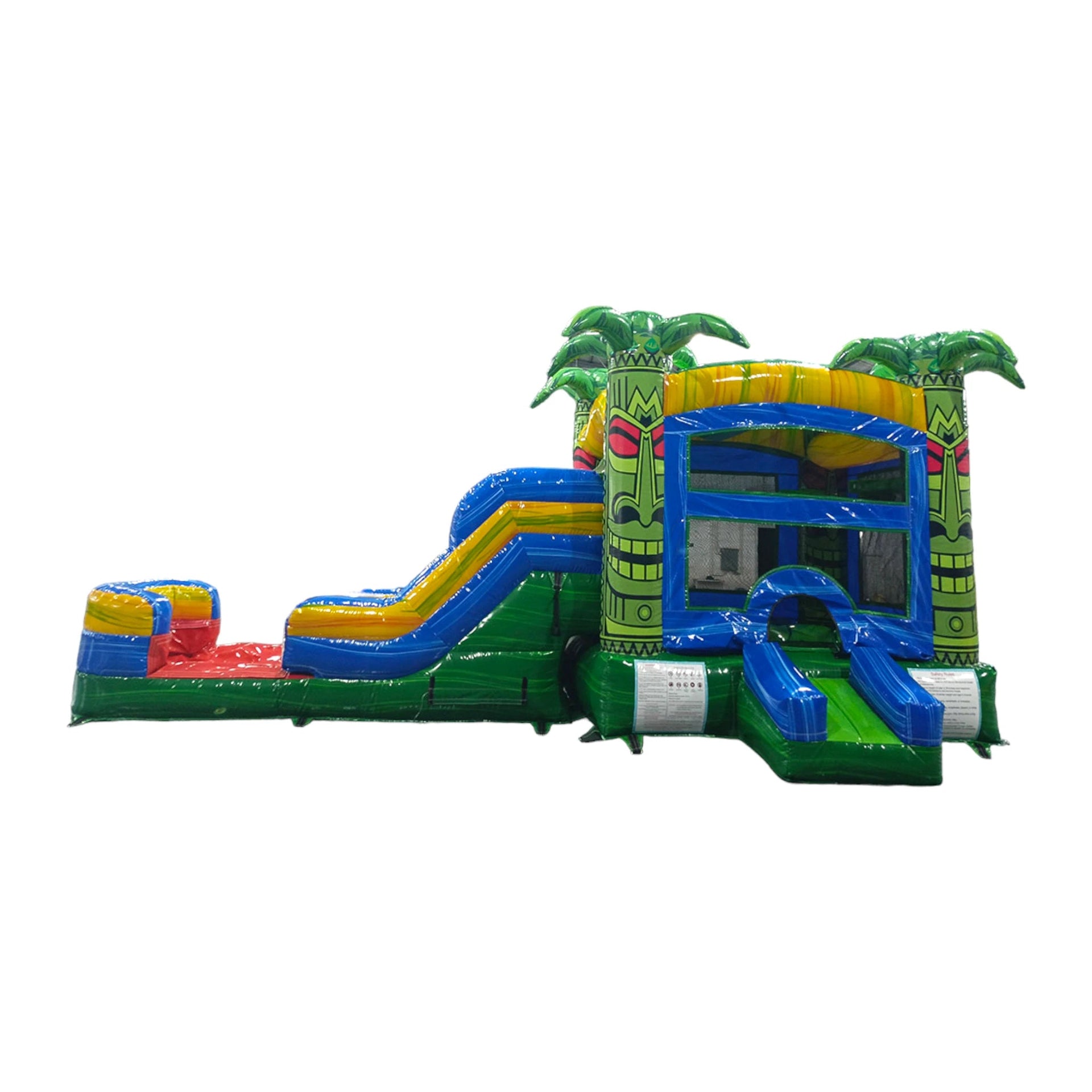 Reggae Rush Econo Bounce House with Slide (Wet/Dry)