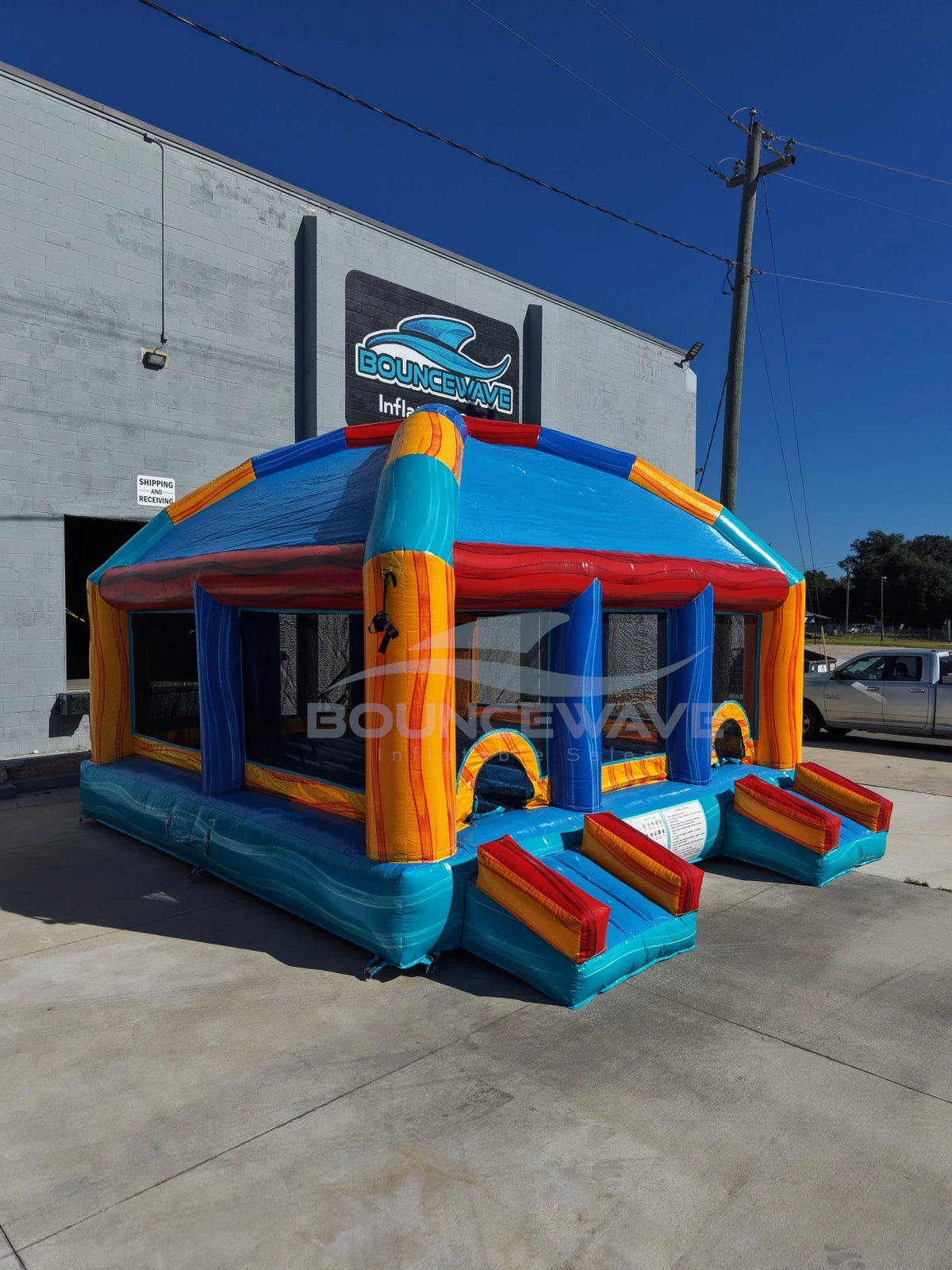 Riptide Mega Dome Bounce House - BounceWave Inflatable Sales