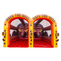Rope the Bull Dual Lane Inflatable Lasso Toss Game – Commercial Interactive Game