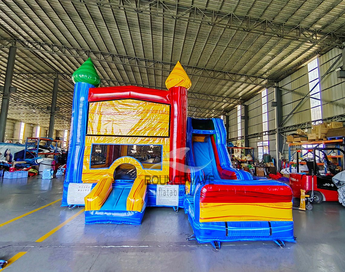 Seasonal Sampler Right Side Bounce House with Slide (Wet/Dry)