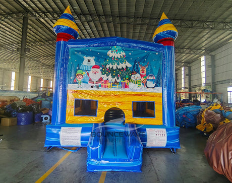 Seasonal Sampler Panel Bounce House - Lava Falls - BounceWave Inflatable Sales