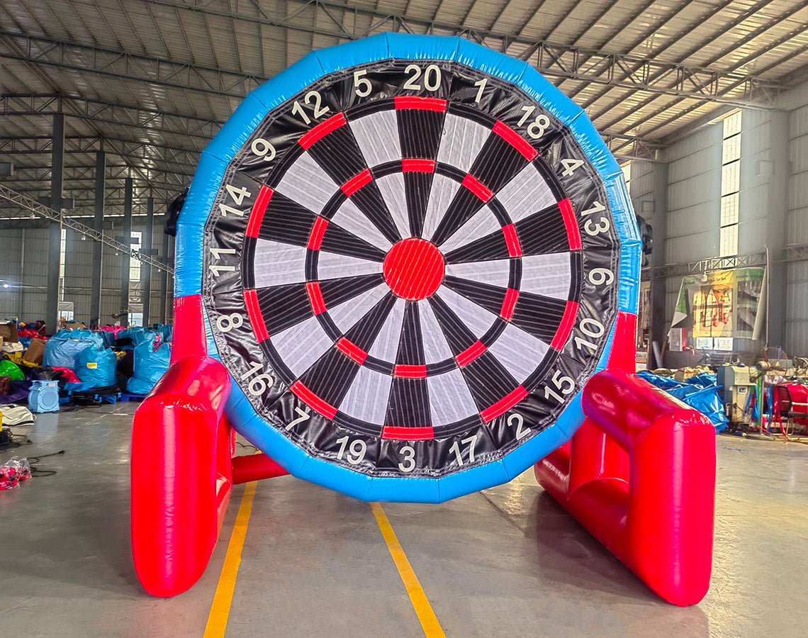 Influtable Games Soccer Dart Commercial Interactive Inflatable Game