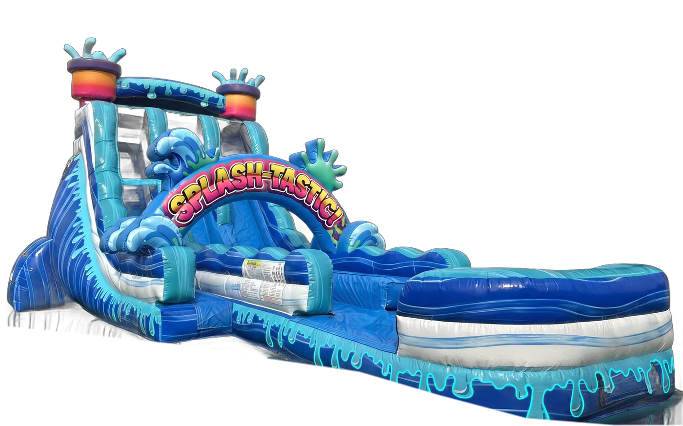 Splashtastic 18ft Dual Lane Hybrid Water Slide