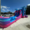 Supernova Dual Lane Commercial Inflatable Combo (Wet/Dry) - BounceWave Inflatable Sales