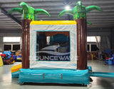 Surf's Up Econo Bounce House with Slide (Wet/Dry) - BounceWave Inflatable Sales