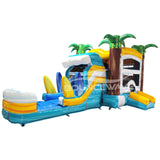 Surf's Up Econo Bounce House with Slide (Wet/Dry) - BounceWave Inflatable Sales