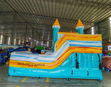 Surf’s Up Econo Duo Bounce & Slide Combo (Wet/Dry) - BounceWave Inflatable Sales