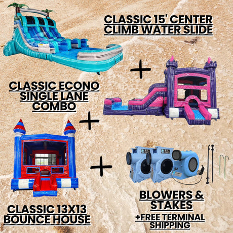 Surfside Starter Inflatable Package - BounceWave Inflatable Sales