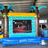 Tropic Shock Single Lane Commercial Inflatable Combo (Wet/Dry) - BounceWave Inflatable Sales