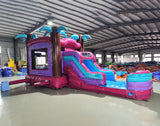 Ultra Shock Commercial Bounce House Combo with Slide (Wet/Dry) - BounceWave Inflatable Sales