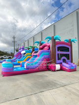 Ultra Shock Commercial Bounce House Combo with Slide (Wet/Dry) - BounceWave Inflatable Sales