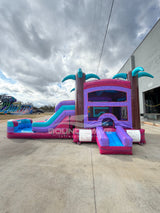 Ultra Shock Commercial Bounce House Combo with Slide (Wet/Dry) - BounceWave Inflatable Sales