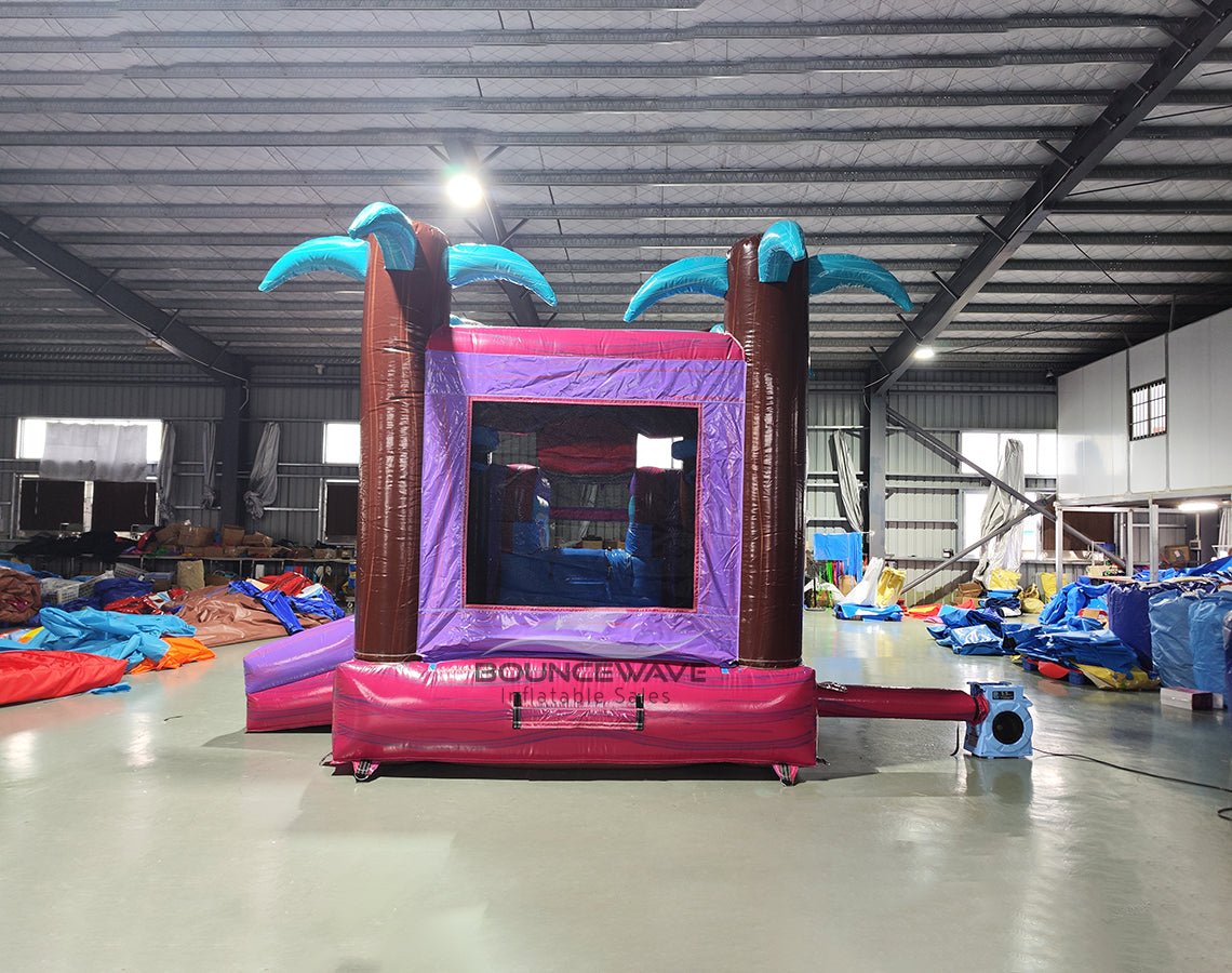 Ultra Shock Commercial Bounce House Combo with Slide (Wet/Dry) - BounceWave Inflatable Sales