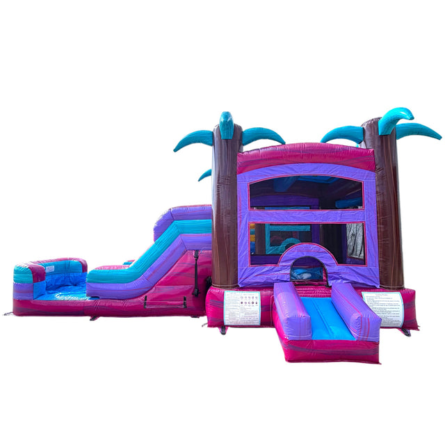 Ultra Shock Commercial Bounce House Combo with Slide (Wet/Dry) - BounceWave Inflatable Sales