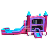 UltraShock PowerPlay Dual Lane Bounce House with Slide Combo - BounceWave Inflatable Sales