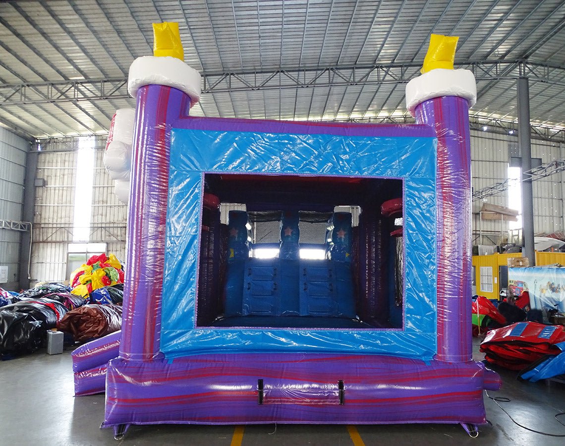 Unicorn Splash XL Commercial Inflatable Combo (Wet/Dry) - BounceWave Inflatable Sales