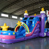 Unicorn Splash XL Commercial Inflatable Combo (Wet/Dry) - BounceWave Inflatable Sales