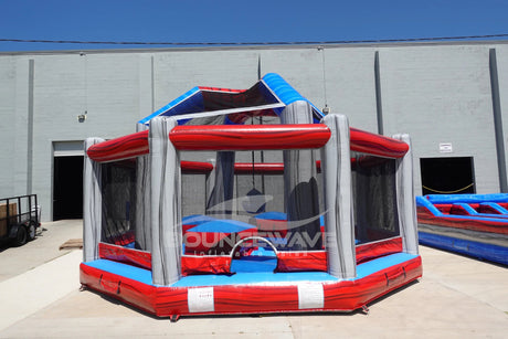 Wrecking Ball Commercial Interactive Inflatable Game - BounceWave Inflatable Sales